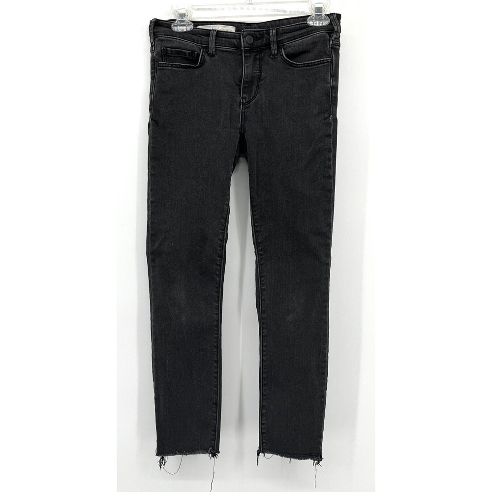 Pilcro And The Letterpress Skinny Jeans Size‎ 26 Black Denim Anthropologie
